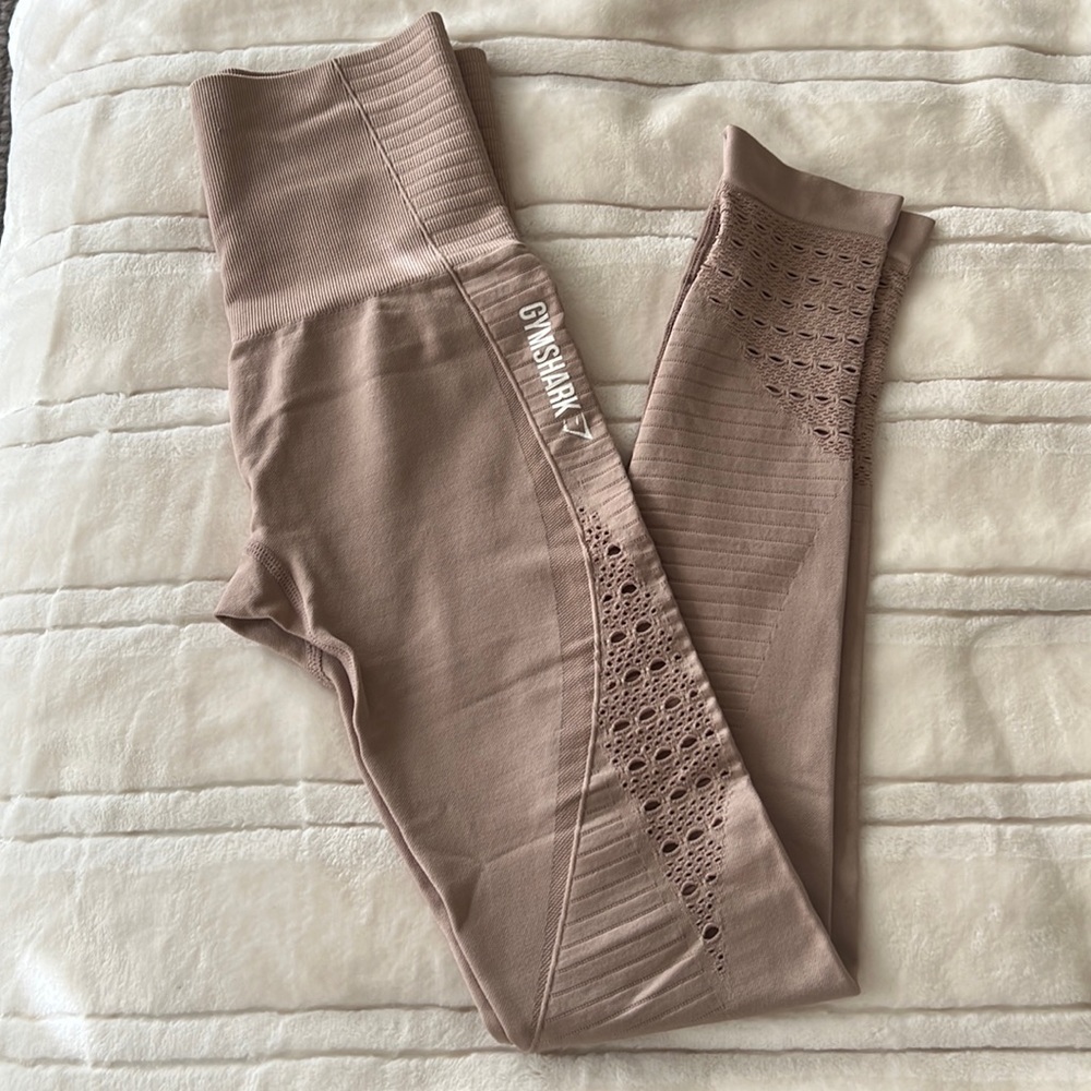 Gymshark Energy Seamless High Waisted Leggings - Taupe